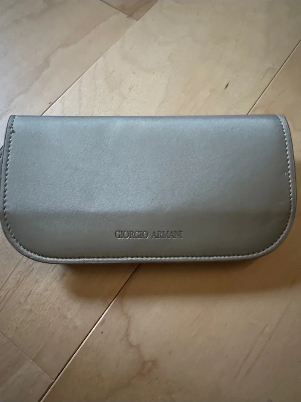 Giorgio Armani Silver-Gray Sunglasses Case